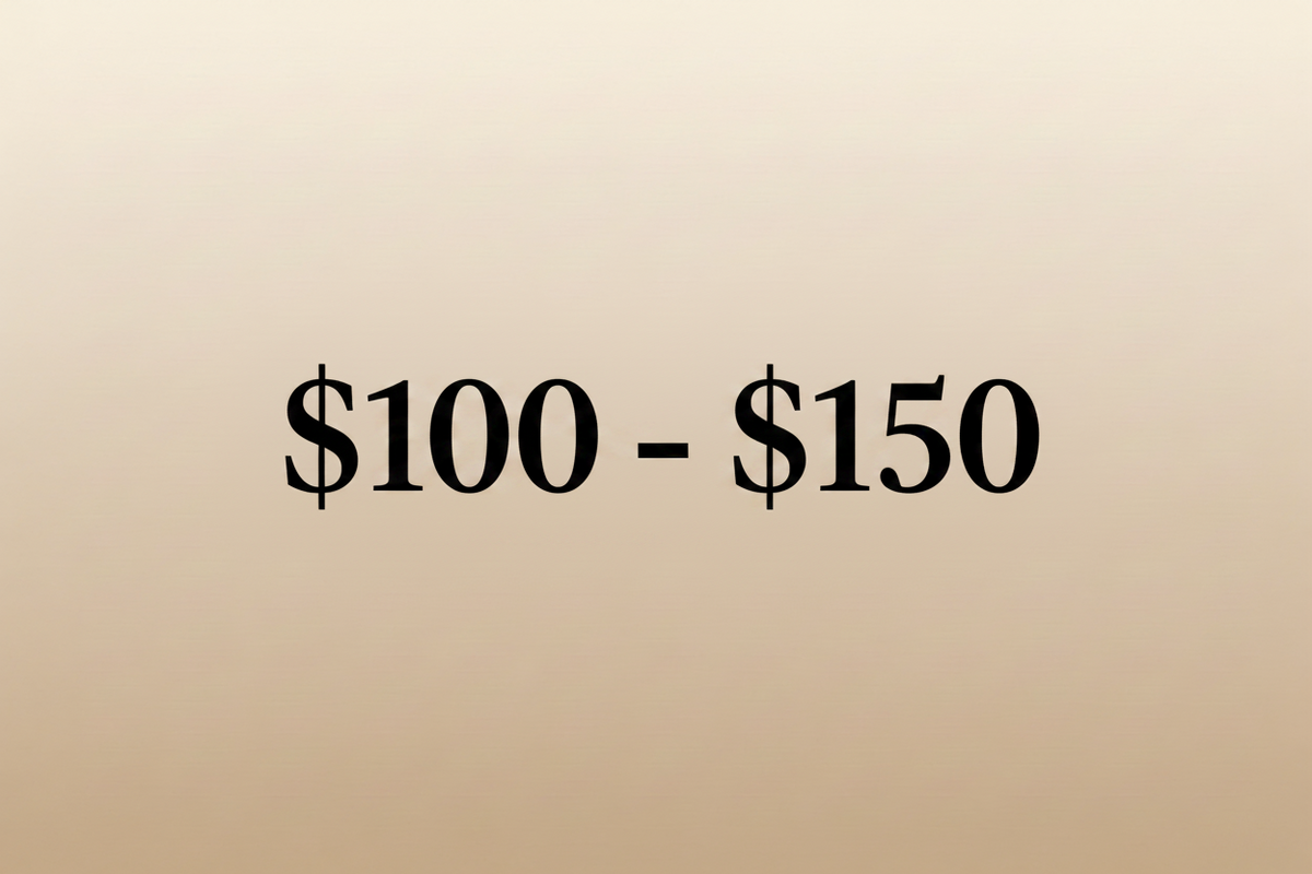 $100 – $150