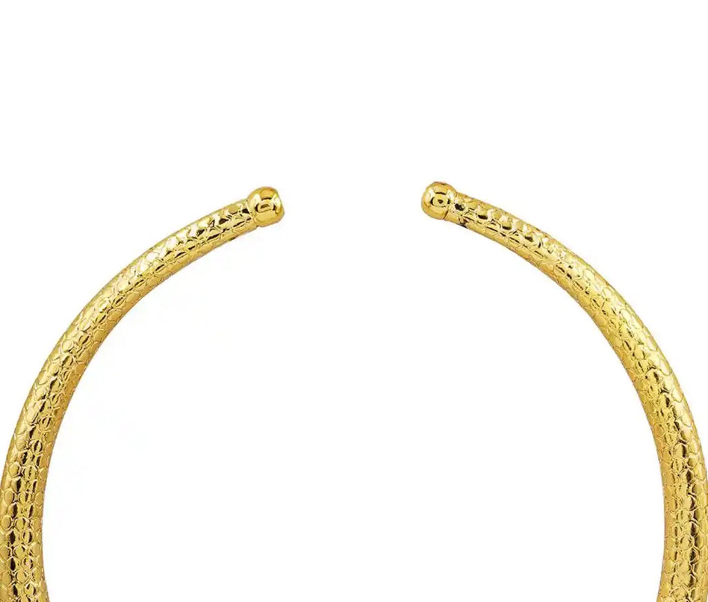 Gold plated handcrafted necklace