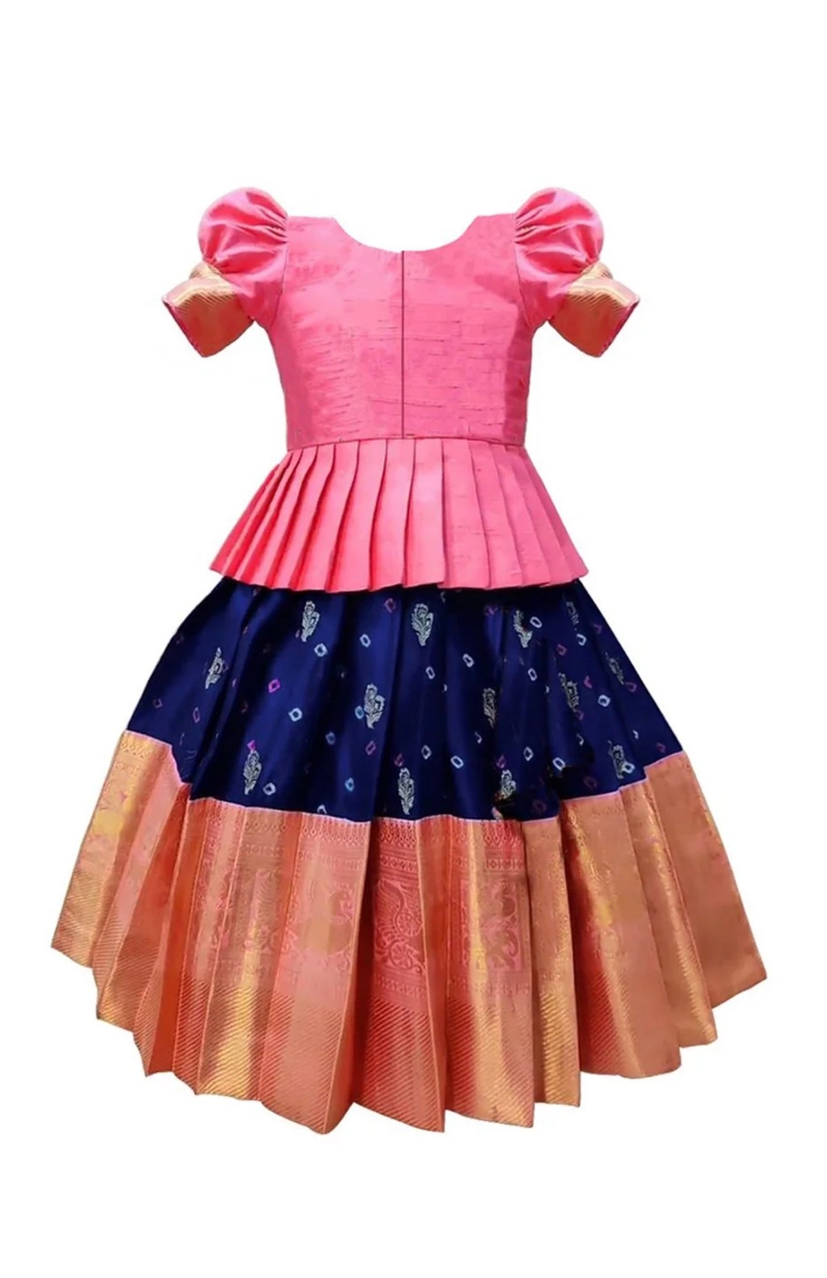 Girls embroided ready to wear lehenga choli set 6-7y