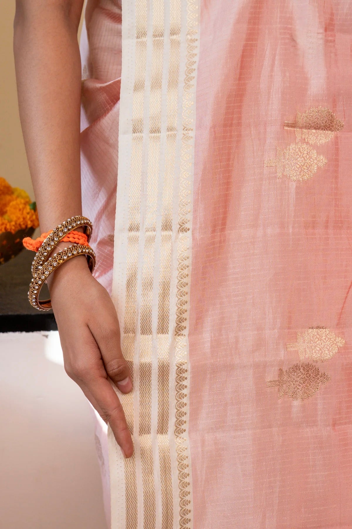 Semi tussar silk Saree