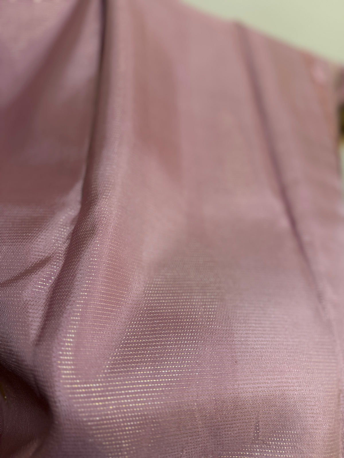 Kanchipuram Silk Saree In Purple Along
Stripes With Buttas