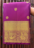 Pure kanchipuram handloom silk sarees with rich pallu and blouse

Silk mark