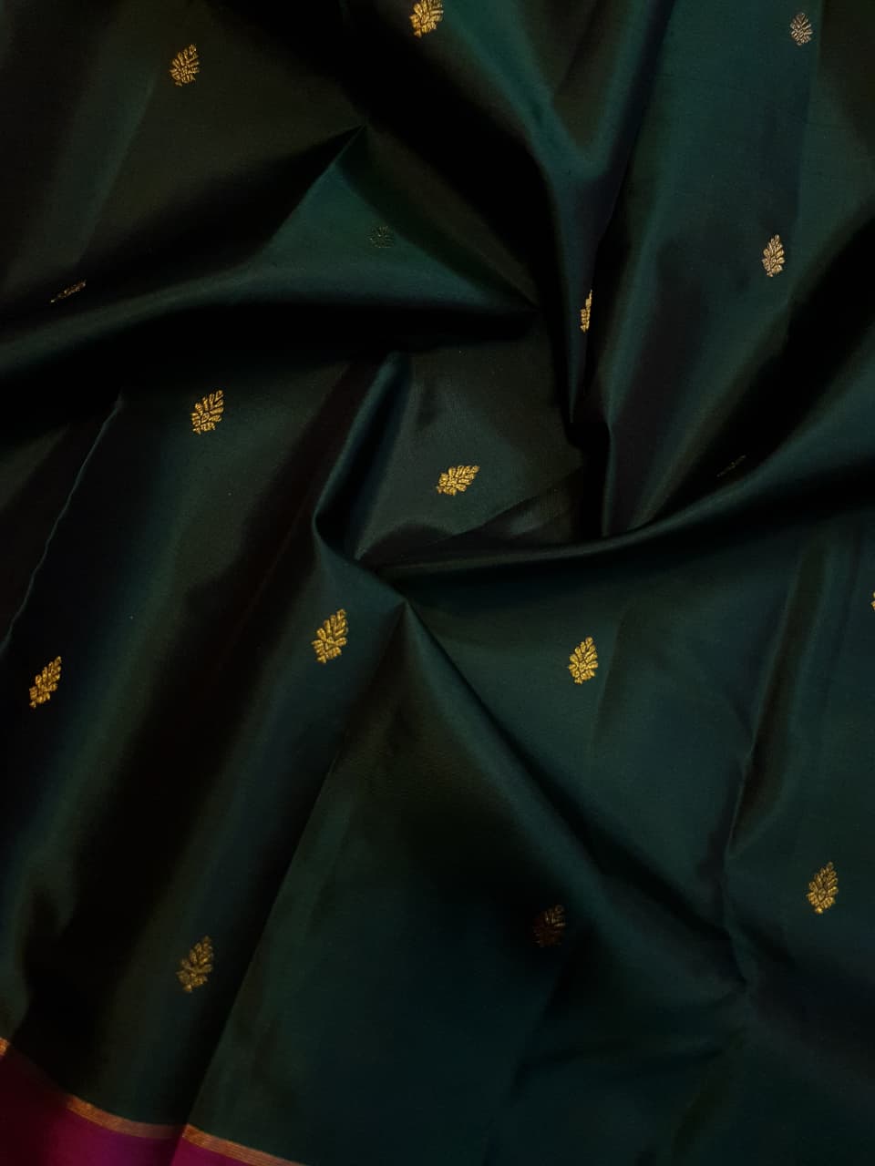 Pure kanchipuram silk sarees handwoven with 2g pure jari vintage collection