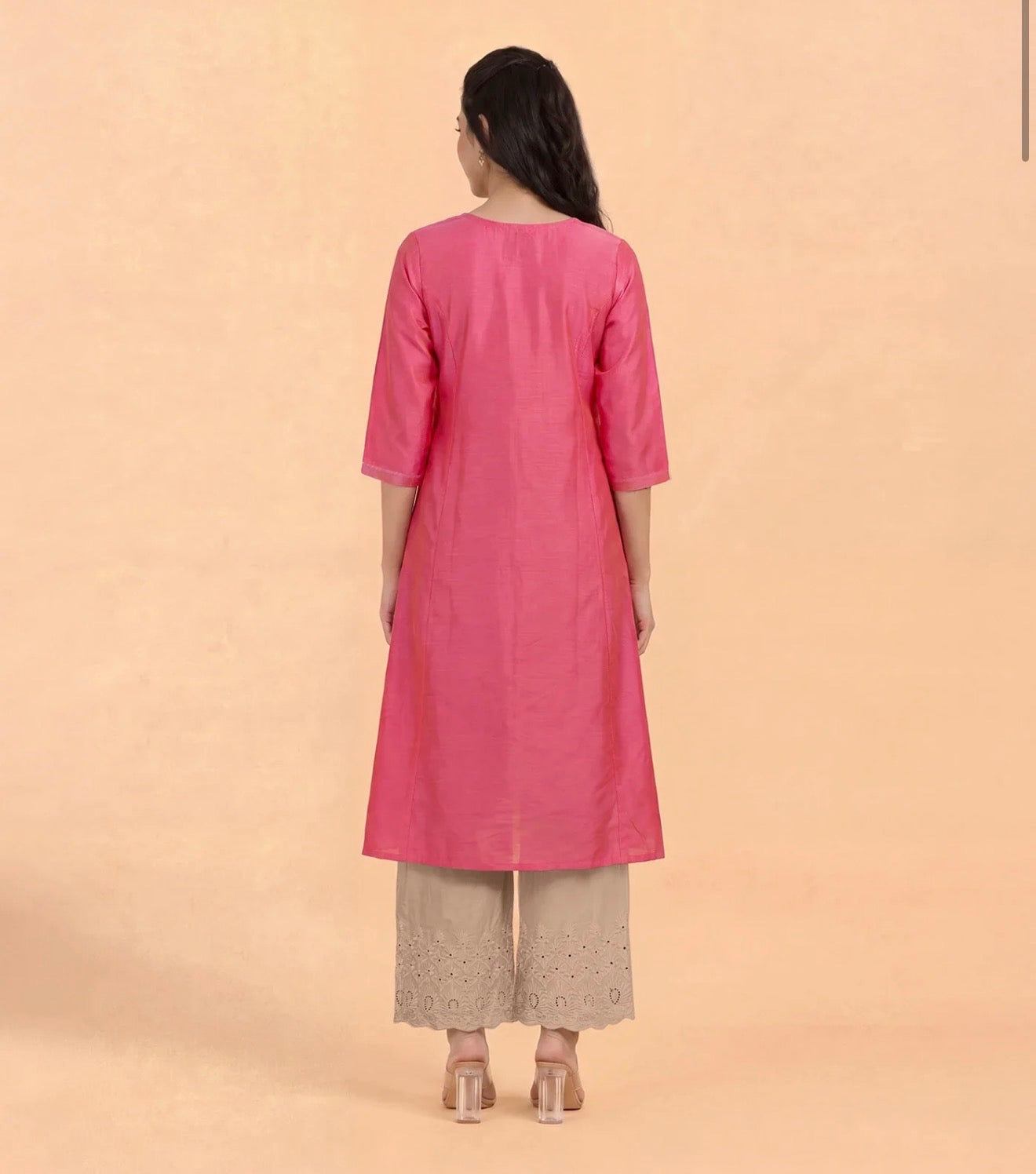 Blush Pink Festive Kurta
