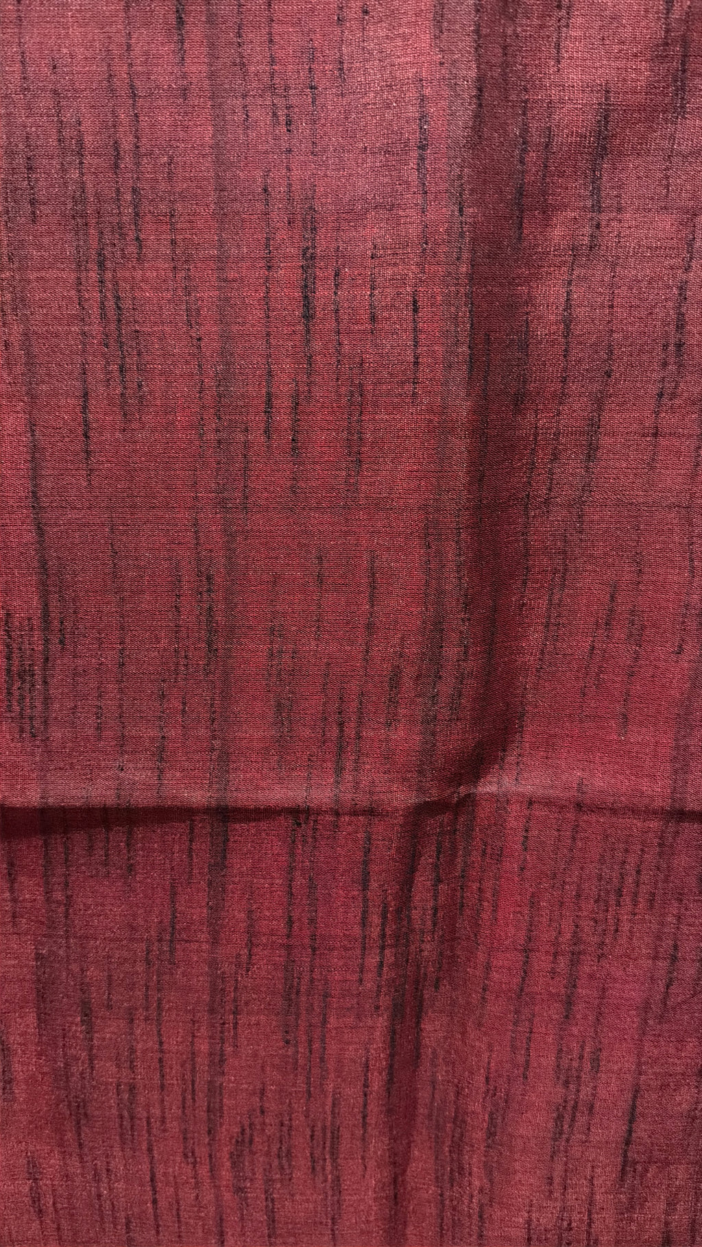 Pink plain dupion saree, contrast zari striped temple border, and zari striped pallu