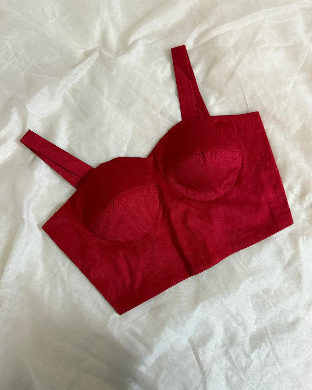 Red Corset Blouse