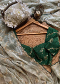 Satin organza saree