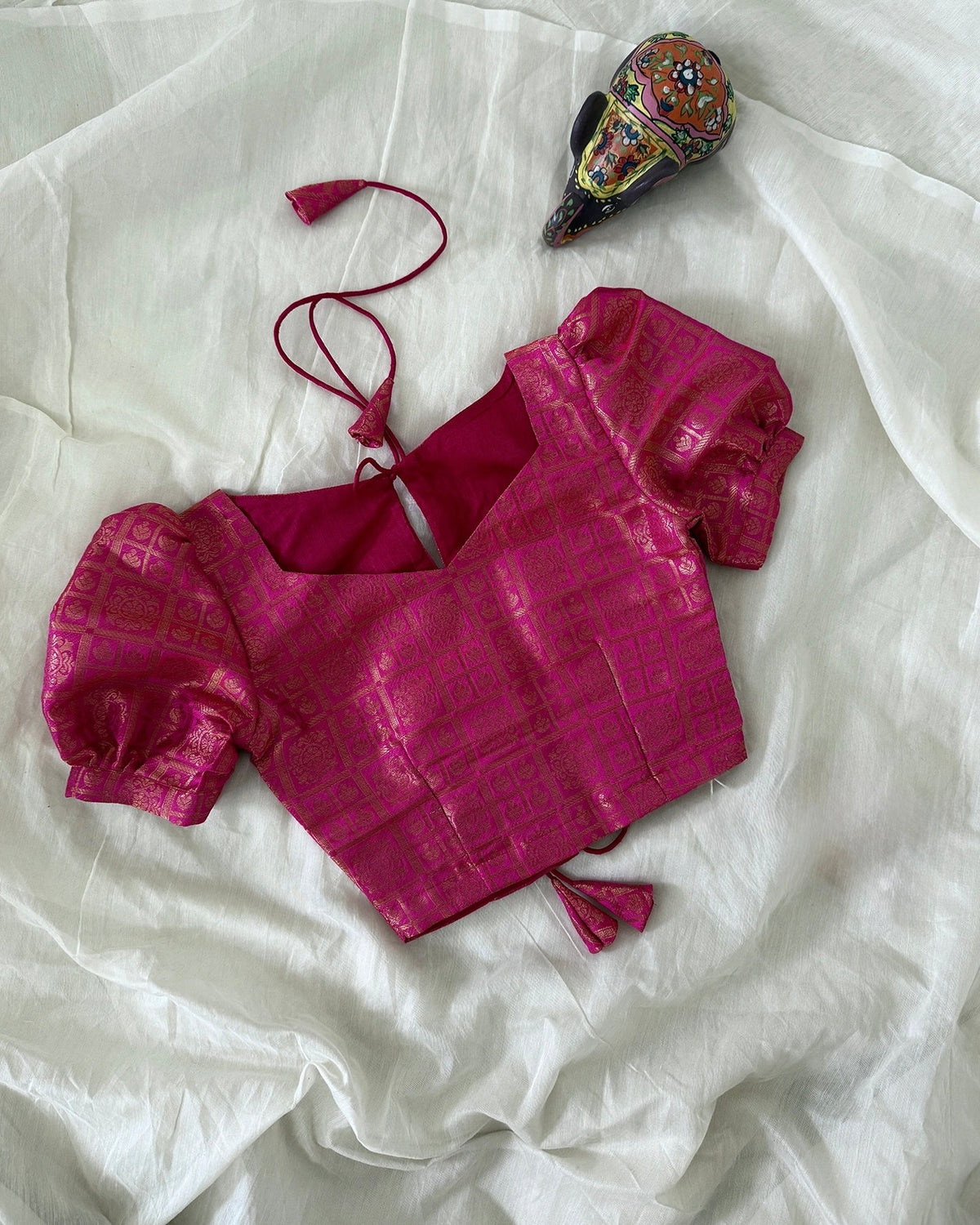Pink skirt and top set